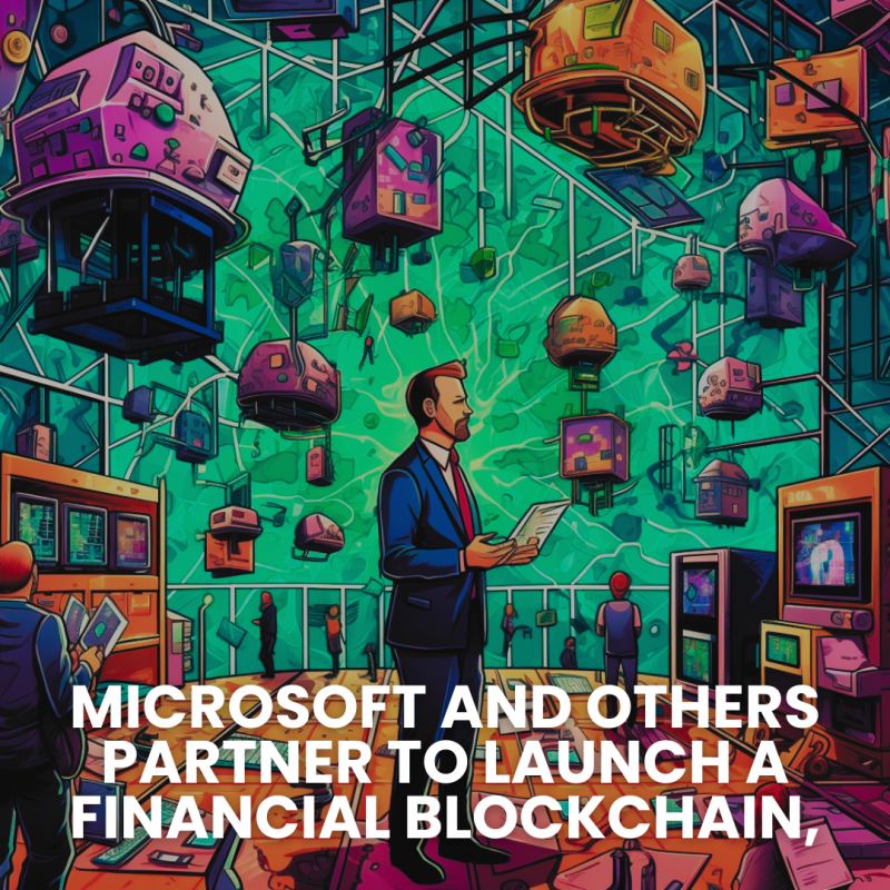 MICROSOFT AND OTHERS PARTNER TO LAUNCH A FINANCIAL BLOCKCHAIN, CANTON NETWORK