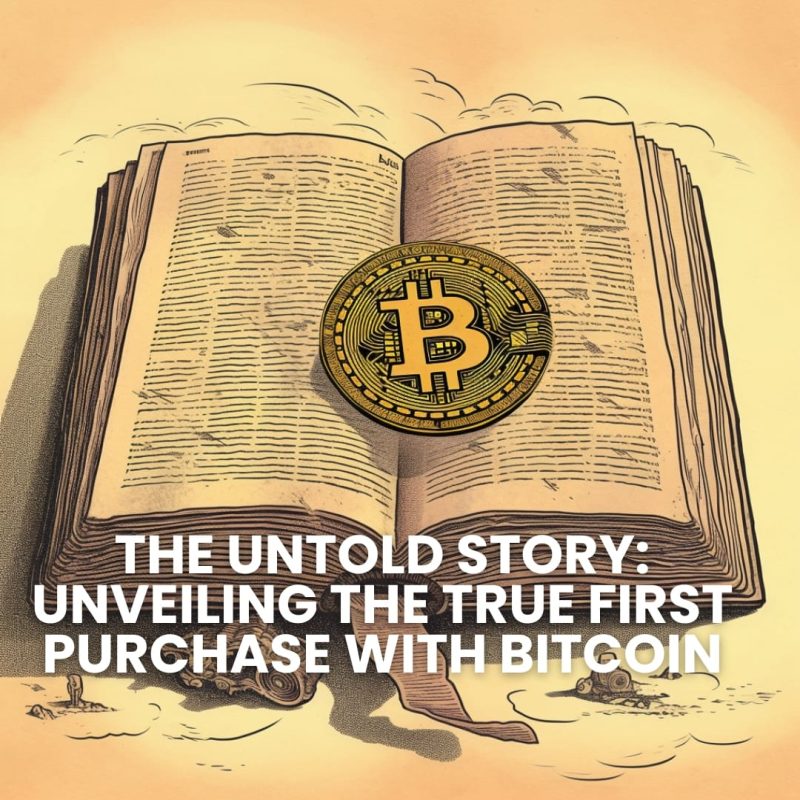 THE UNTOLD STORY: UNVEILING THE TRUE FIRST PURCHASE WITH BITCOIN