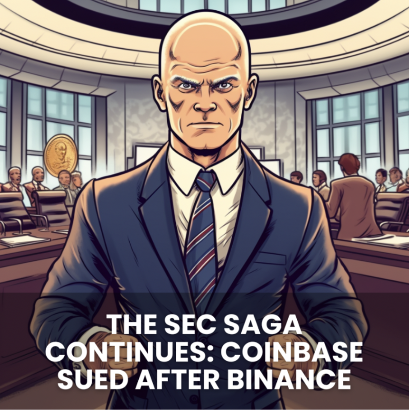 THE SEC SAGA CONTINUES: COINBASE SUED AFTER BINANCE
